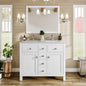Eviva Artemis Bath Vanity with Engineered Stone Top & Undermount Porcelain Sink (42"-72")