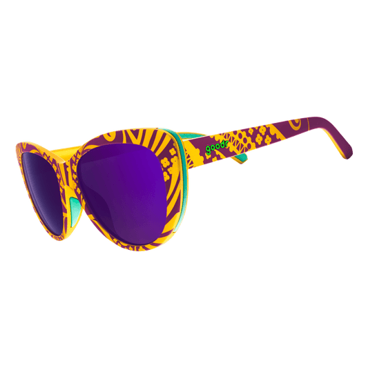 "Don't Ask How I Got These" Mardi Gras Glam G Polarized Sunglasses