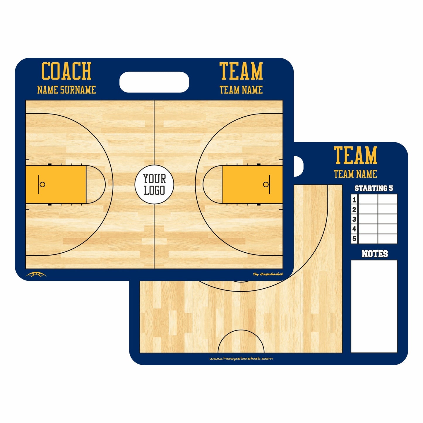 WOMEN'S NCAA Custom American Style Magnetic Coaching Board 22'' x 17.5'' / 56 cm x 45 cm