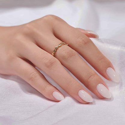 Milky Way Almond Nails - Press On Nails