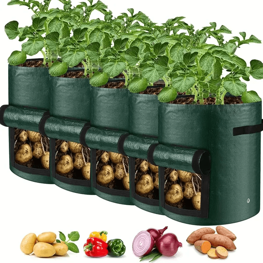 5 PCS Vegetable Grow Bag Planting Bags