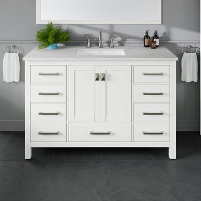 Eviva Aberdeen Bath Vanity with Counter Top and Undermount Porcelain Sink (24"-96")