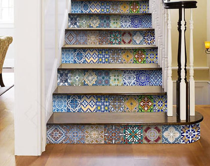 Decorative Tile stickers set of 24 Peel & Stick