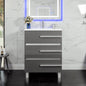 Eviva Deluxe Bath Vanity with Porcelain Top and Integrated Sink (20"-32")