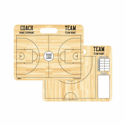 FIBA Custom American Style Magnetic Coaching Board 11.4'' x 9.4'' / 29 cm x 24 cm