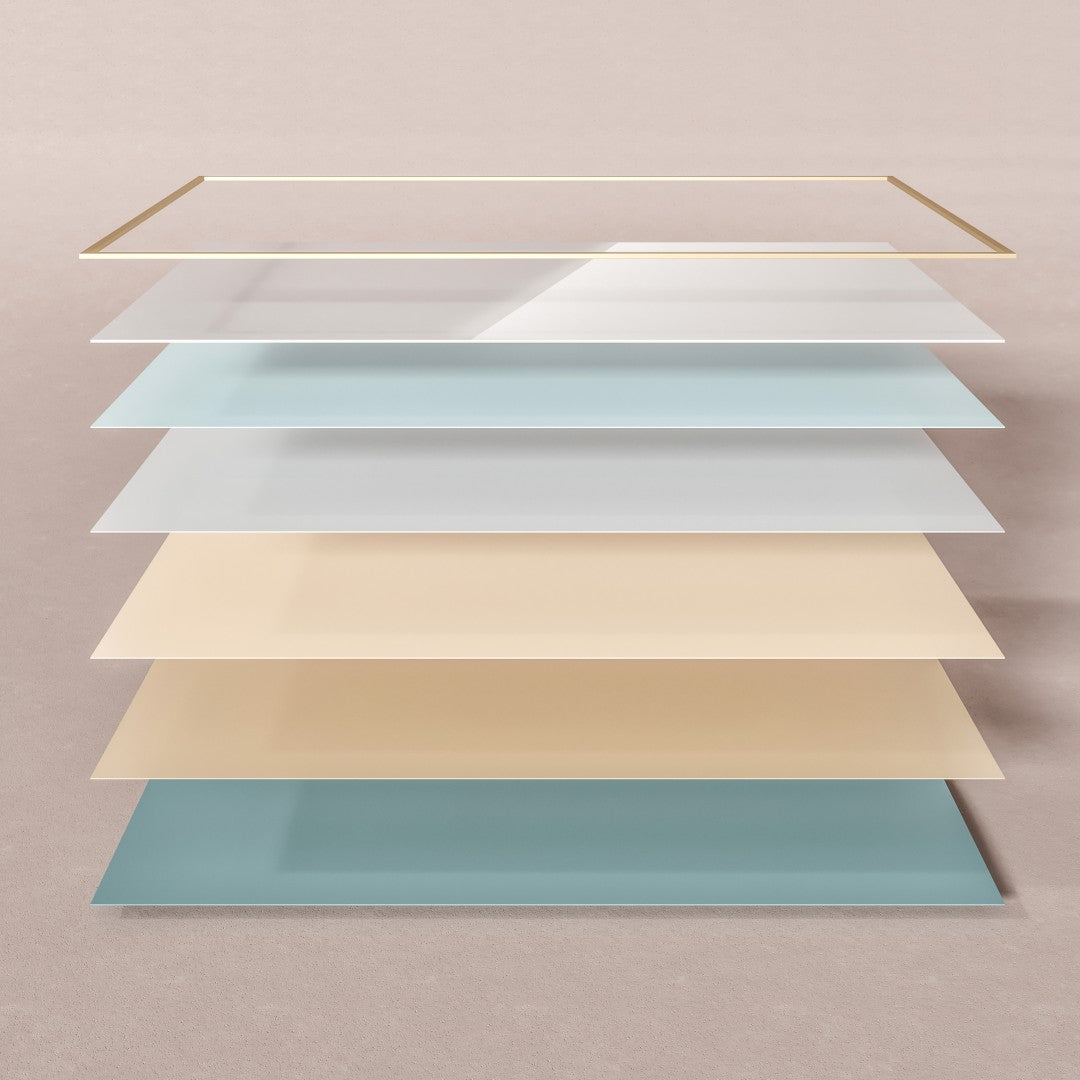 Eviva Gold Gold Metal Framed Mirror