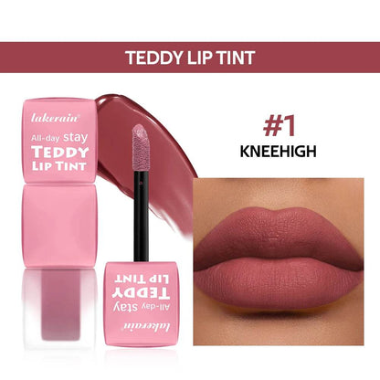 Teddy Tint PlushKiss – All-Day Velvet Lip Glam