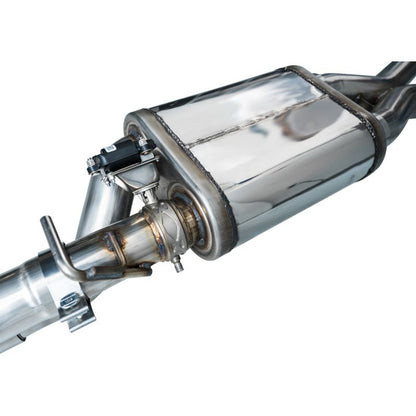 AWE Tuning 22-24 Ford Bronco Raptor 4WD Dual BashGuards Cat-Back SwitchPath Exhaust (No Tips)
