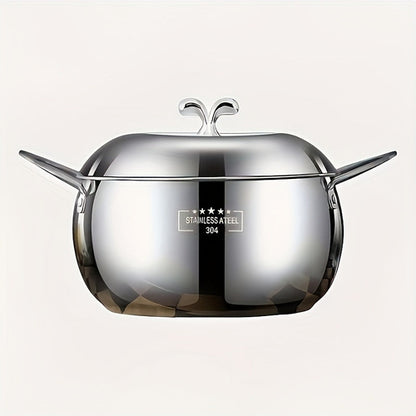 Durable Stainless Steel Soup Pot  Large Capacity Multipurpose Cooking