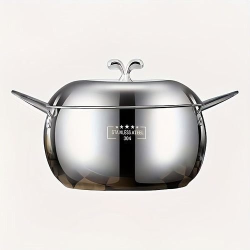 Durable Stainless Steel Soup Pot  Large Capacity Multipurpose Cooking