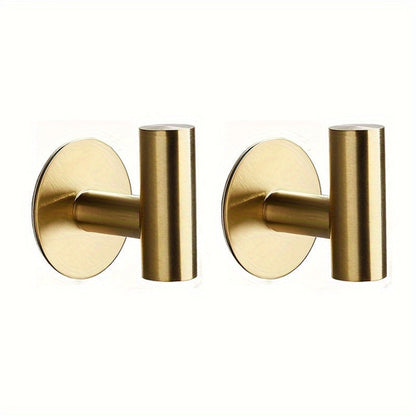 Set of Modern Metal SelfAdhesive Towel Hooks
