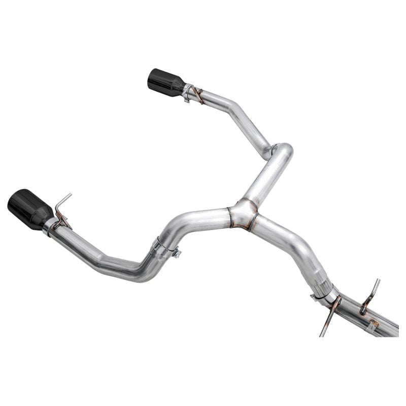AWE Tuning 4th Gen GM 1500 5.3L 0FG Catback Split Rear Exit (Flat Bumper) - Dual Diamond Tips