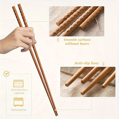 Extra Long Wooden Cooking Chopsticks for Noodles  Frying