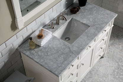 Brittany 48" Single Vanity in Bright White