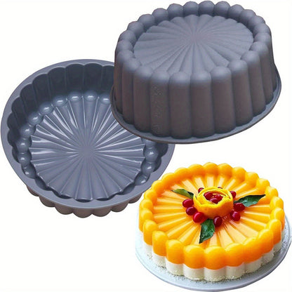Durable NonStick Silicone Round Cake Mold