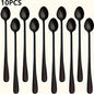 Set of 410 Stainless Steel Long Iced Tea Spoons