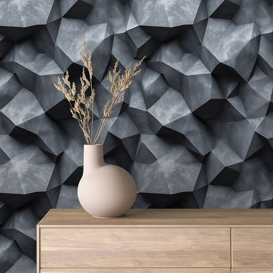 Shadowform Geometric Mural