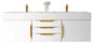 Columbia 59" Double Wall Mount Vanity Cabinet