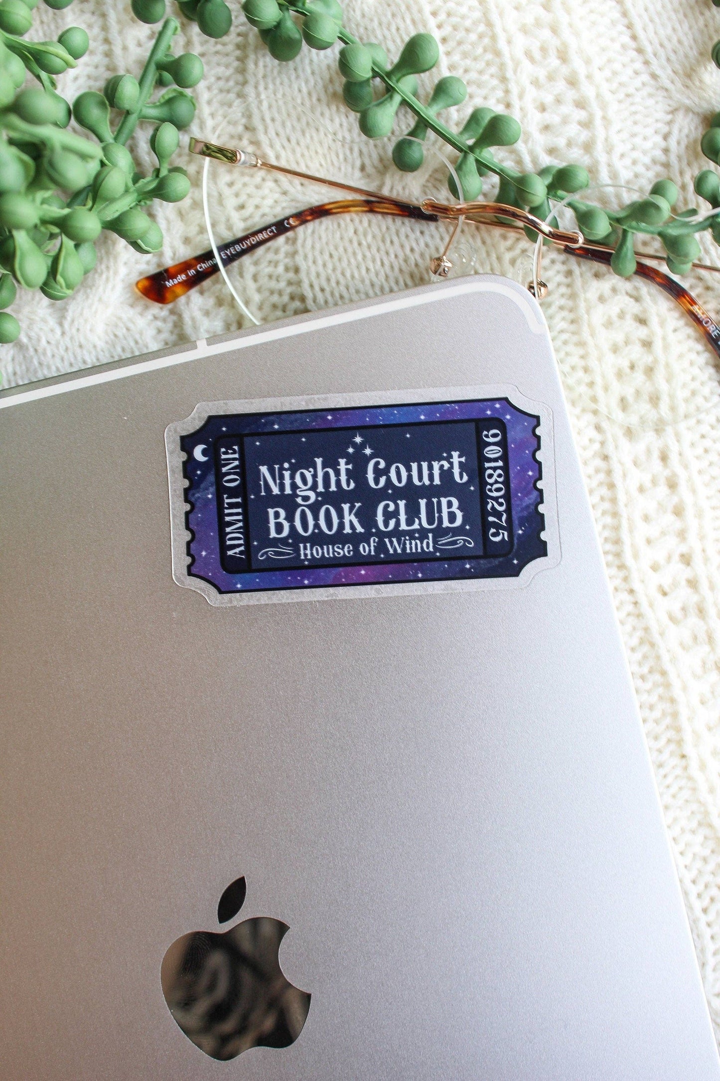 Meaggie Moos - Night Court Book Club Ticket Sticker | ACOTAR