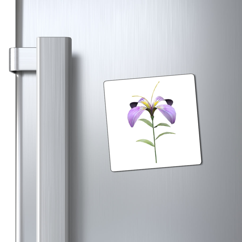 Purple Flower Magnets