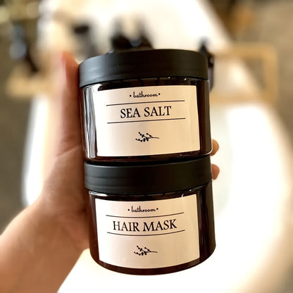 Elegant 300ml Bathroom Jar Set Store Bath Essentials with Style