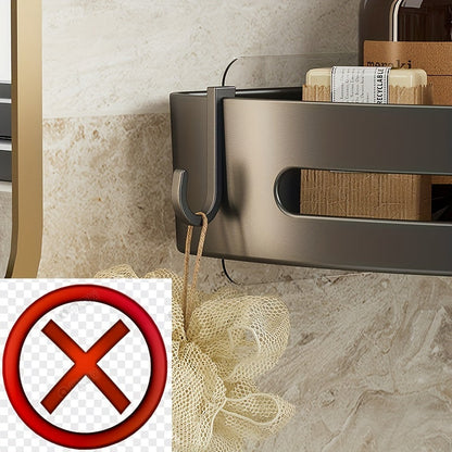 Compact WallMounted Corner Shelves  Durable Bathroom Organizer
