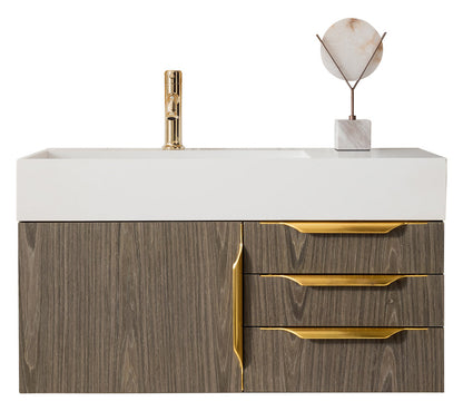 Columbia 36" Single Wall Mount Vanity Cabinet