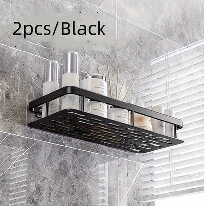 2Pack Aluminum NoDrill Wall Shelves RustProof SpaceSavers