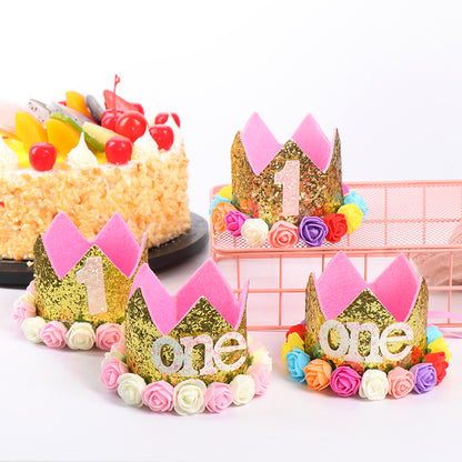1st New Party Headband Hat Boy Girl First Birthday