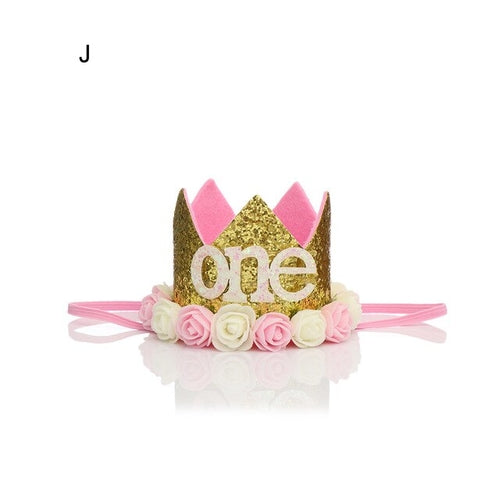 1st New Party Headband Hat Boy Girl First Birthday