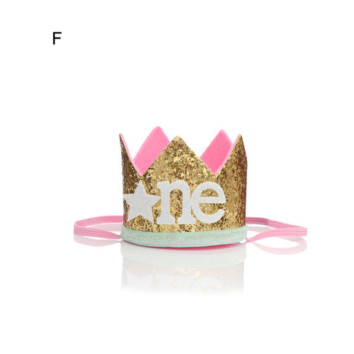 1st New Party Headband Hat Boy Girl First Birthday