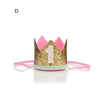 1st New Party Headband Hat Boy Girl First Birthday