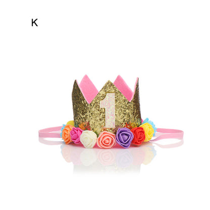 1st New Party Headband Hat Boy Girl First Birthday