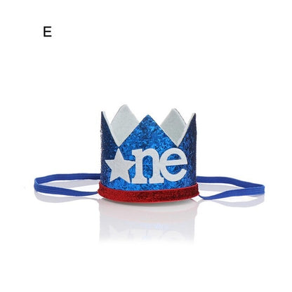1st New Party Headband Hat Boy Girl First Birthday