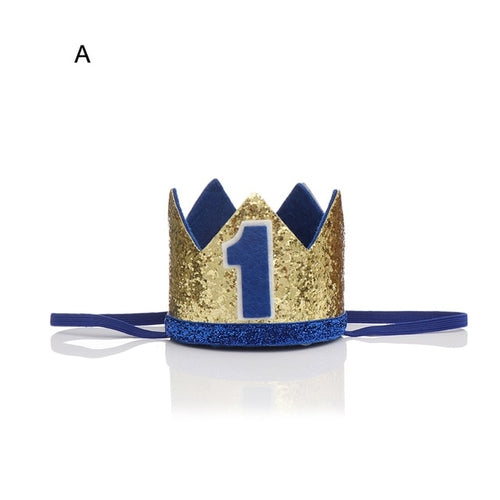 1st New Party Headband Hat Boy Girl First Birthday