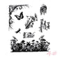 1x DIY Transparent Silicone Clear Rubber Stamp