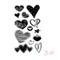 1x DIY Transparent Silicone Clear Rubber Stamp
