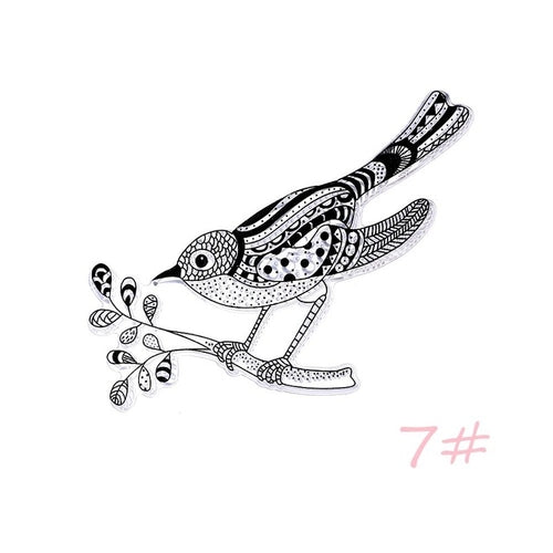 1x DIY Transparent Silicone Clear Rubber Stamp