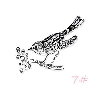 1x DIY Transparent Silicone Clear Rubber Stamp