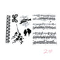 1x DIY Transparent Silicone Clear Rubber Stamp