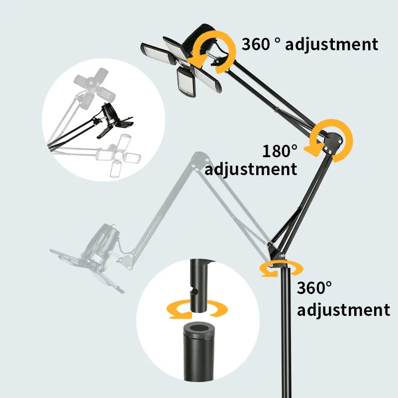 TAIDU TATTOO UPGRADE COLLAPSIBLE LONG ARM LIGHT