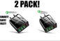 2 Pack! 3 Port LED Fast Quick Charge QC 3.0 USB Hub Display Wall Charger Adapter US Plug