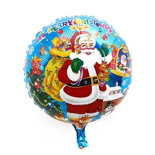 2 pcs 17.7 inch Christmas foil balloons merry