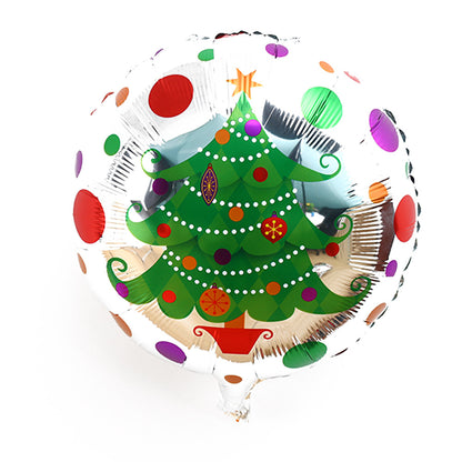 2 pcs 17.7 inch Christmas foil balloons merry