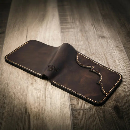 Western Bifold Wallet - Walnut Brown