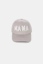 MAMA Chenille Patch Baseball Cap - Washed Cotton City Hat | Femstylo