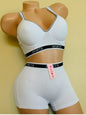 Sexy SPORTS Bras BOYSHORTS set