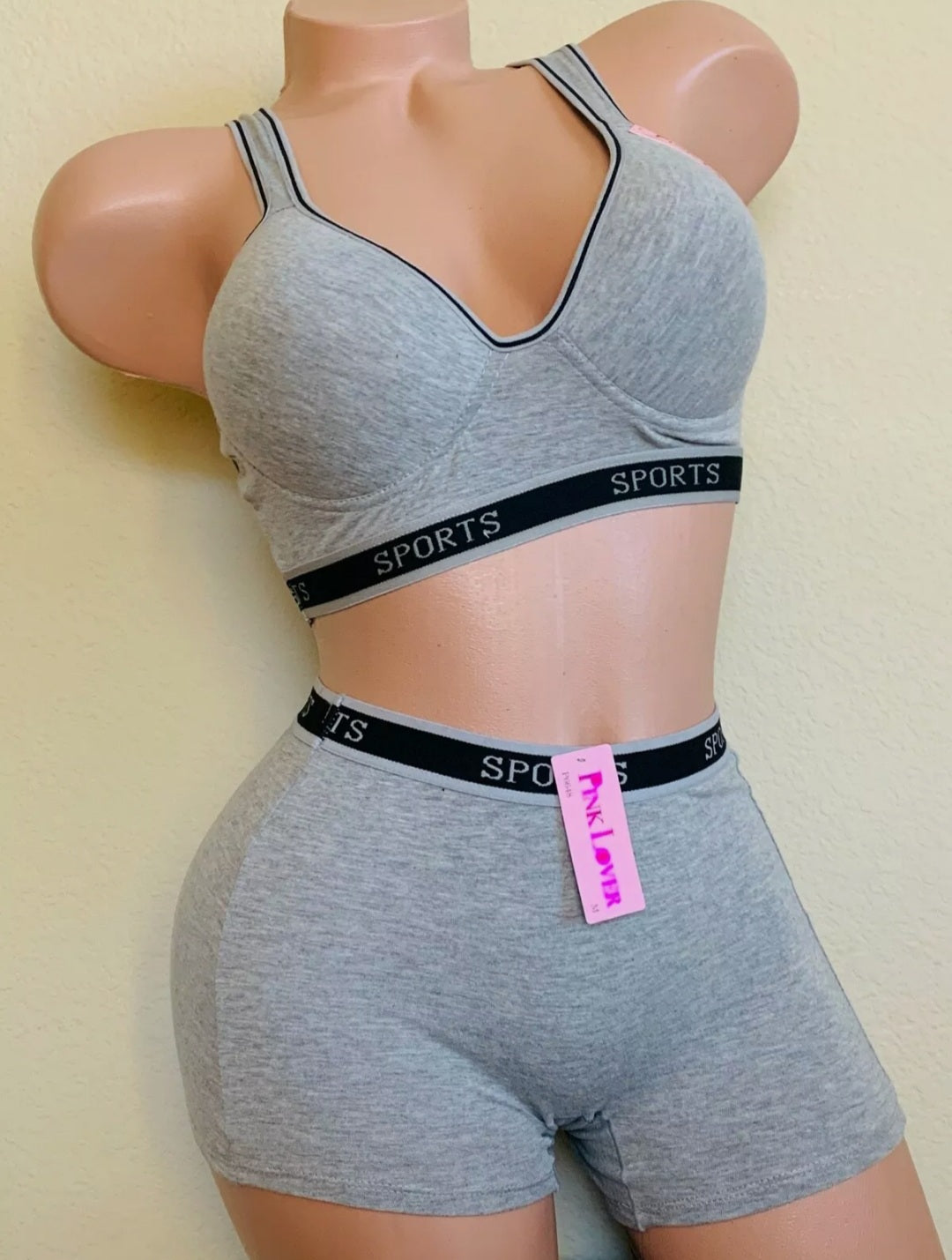 Sexy SPORTS Bras BOYSHORTS set