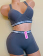 Sexy SPORTS Bras BOYSHORTS set
