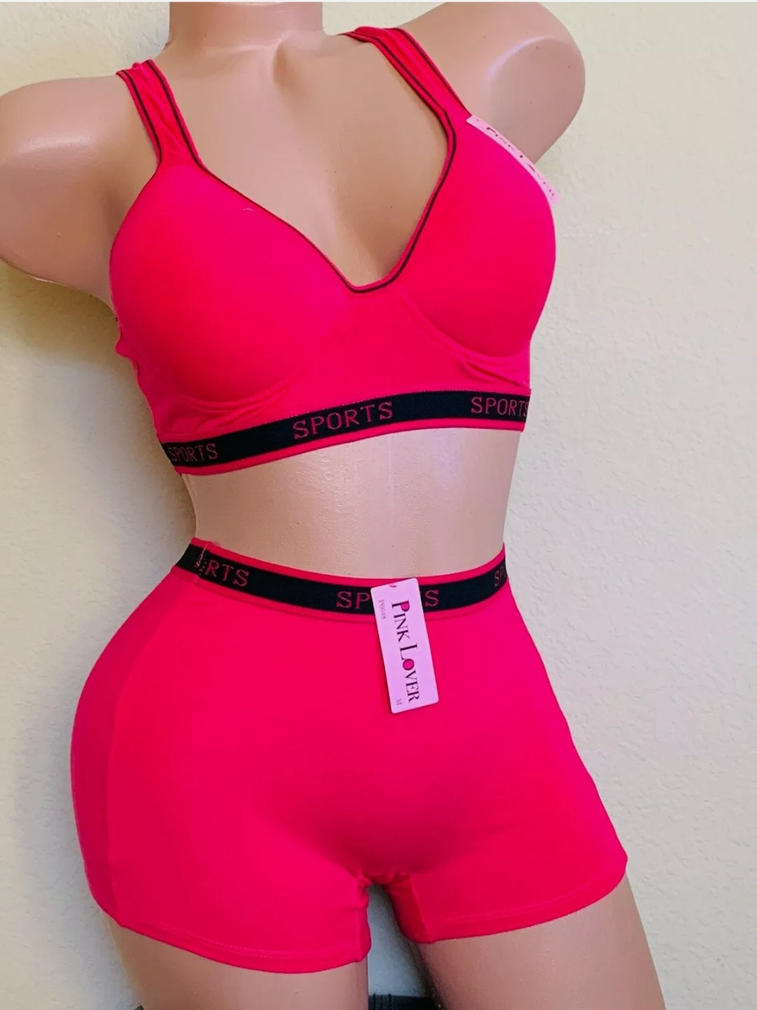 Sexy SPORTS Bras BOYSHORTS set